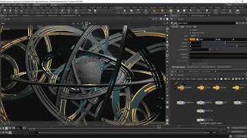 Procedural Dwemer Sphere (render setup) | Houdini