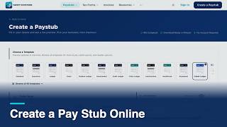 How to Create a Professional Pay Stub Online Full Walkthrough