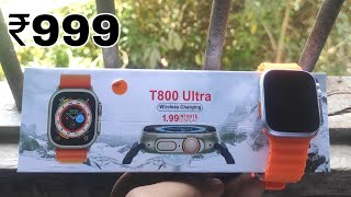T800 Ultra 1.99 Infinite Display | T800 Ultra Watch Unboxing | T800 Ultra 1.99l