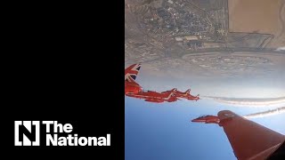 Red Arrows take to the skies at Expo 2020