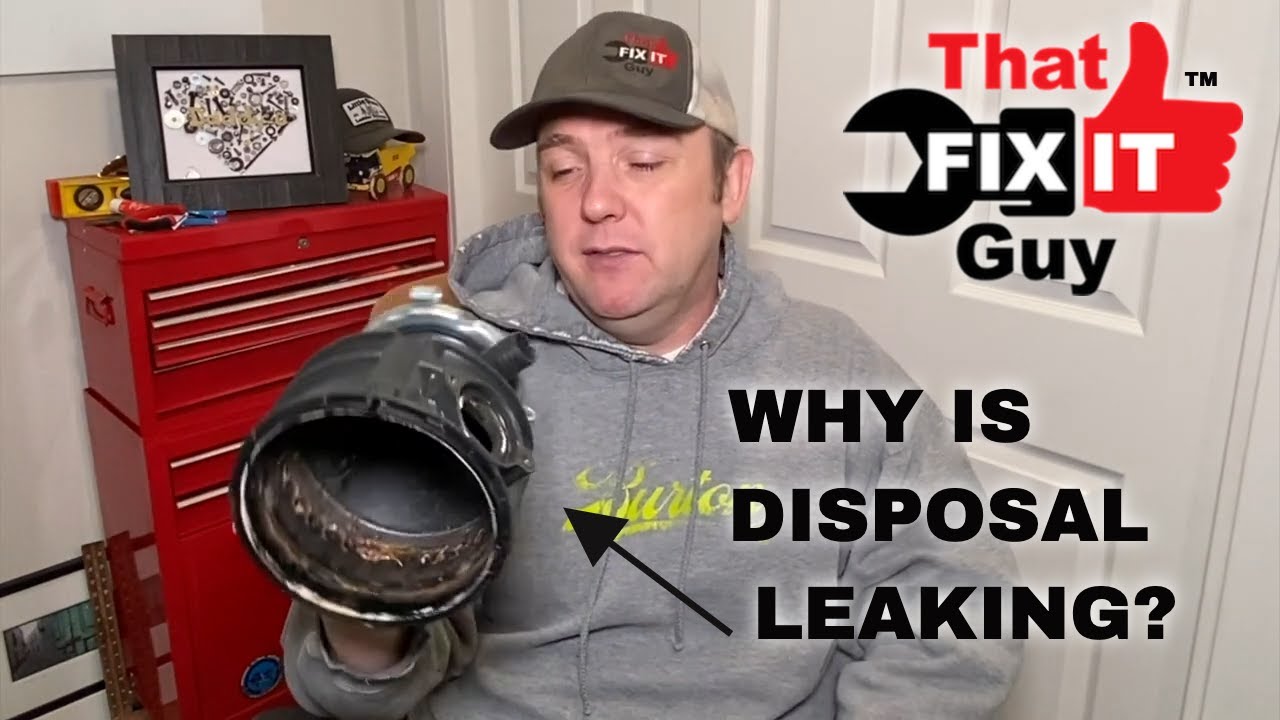 Garbage Disposal Leaks From Bottom of Unit...LET'S TAKE A LOOK! - YouTube