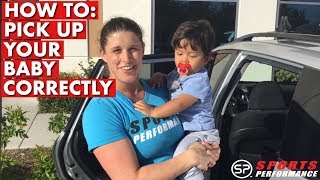 How To Pick Up Your Kids Properly | Sports Performance Physical Therapy