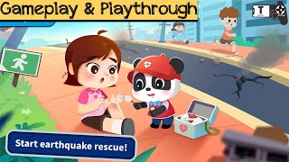 Baby Panda: Earthquake Rescue 2 - Android / iOS Gameplay screenshot 1