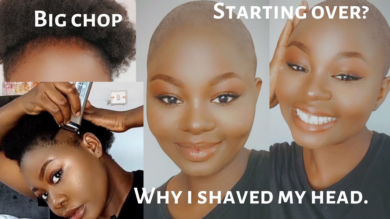 SHAVED MY HEAD! Big chop 2020