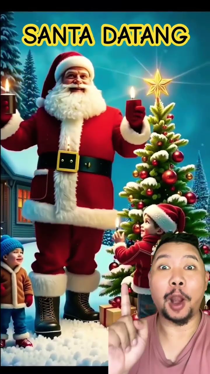 SANTA DATANG SELAMAT NATAL!!!?? #christmas #merrychristmas #santaclaus #christmastree #love