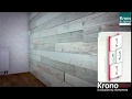 Kronosol parquet installation habillage mural kronowall 3d