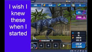 Top 10  best tips for beginners in Jurassic world the game screenshot 3