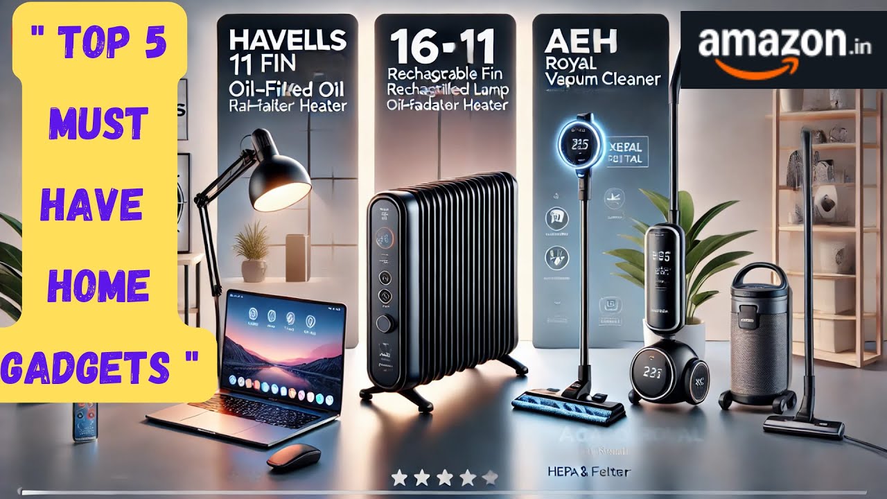 " Top 5 must have home Gadgets " you can buy at amazon - YouTube