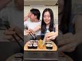 I didn't expect this🍣🤣 #shorts #challenge #couple