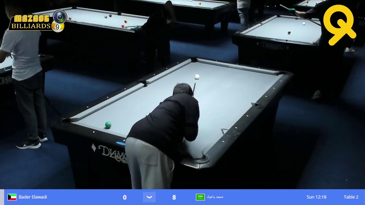 بطولة كيوناين المفتوحة 2024 / طاولة 2 / دور الـ16 / محمد باعباد vs بدر العوضي
