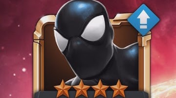 MARVEL: Contest of Champions (iOS/Android) BLACK SUIT SPIDER MAN leveling him up PART 3