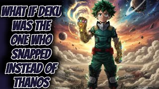 What if Deku Was the One Who Snapped Instead of Thanos