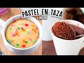 Pastel en una taza sin horno en 1 minuto | mug cake de oreo y chocolate - Tutoriales Belen