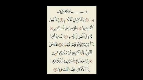 يسٓ وَٱلۡقُرآنِ ٱلۡحَكِيم #سعد_الغامدي #تلاوة_خاشعة #قران_كريم