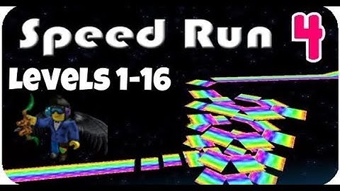 SPEED RUN 4! levels1-16 with gravity coil