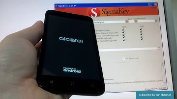 Alcatel TETRA (5041C) unlock with Sigma