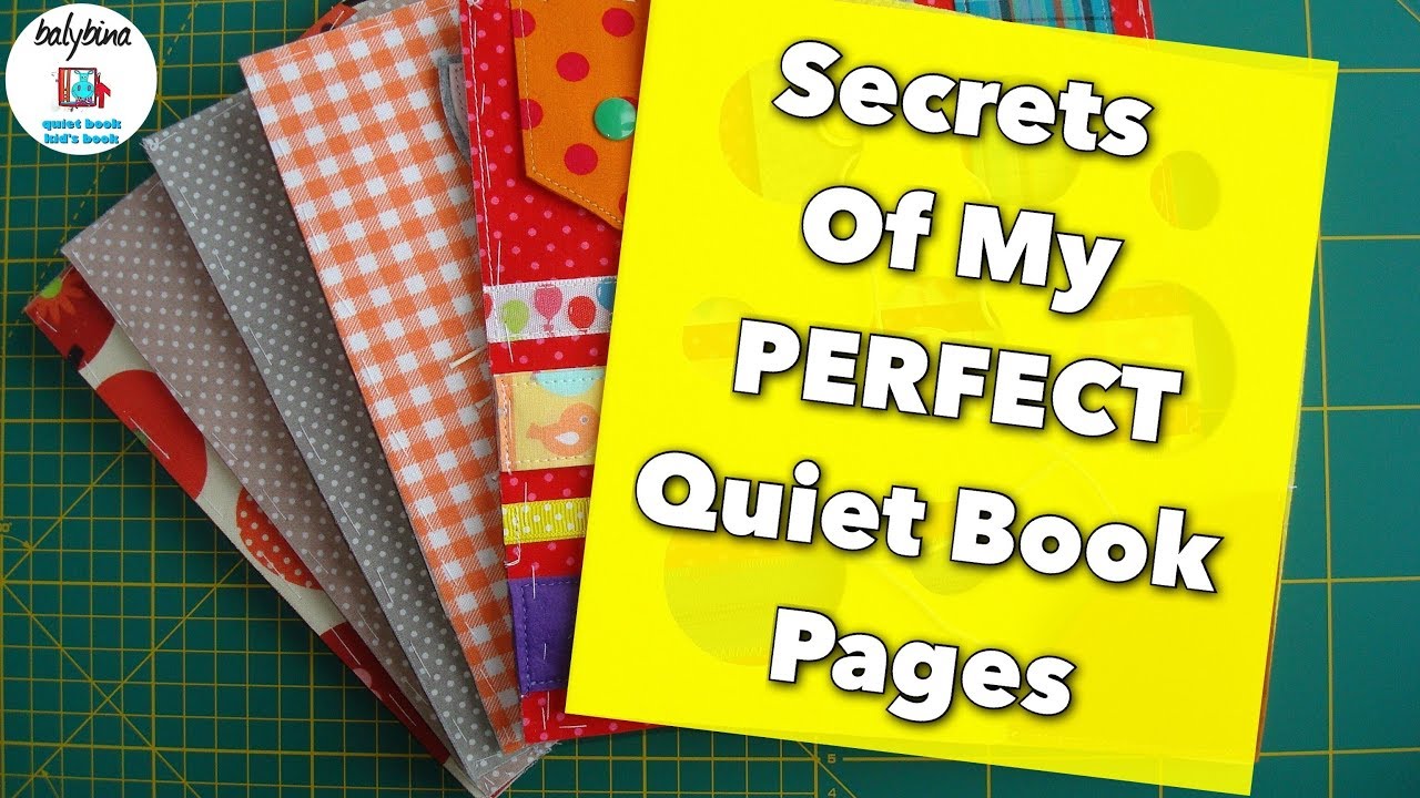 How To Make Quiet Book Pages Stiff, Interfacing & Batting