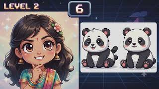Spot the Difference! 🐱Only 1% Can Spot the Difference! 🐼 #puzzle