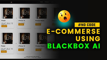 Shopping Website Using BlackBox Ai || AI Web Development || Website Using AI - 59code