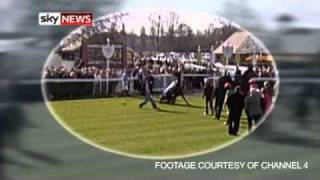 Two Race Horses  collapse and die on racecourse