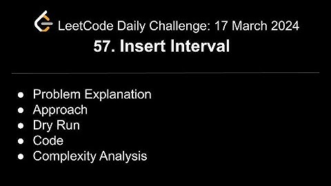 Daily LeetCode Challenge: 57. Insert Interval | C++ | @shwetabhagat8920