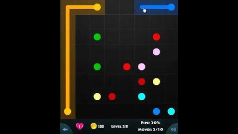 flow game facebook - 8 x 8 mania level 28 Connect the dots