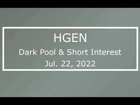 HGEN 2022-07-22 Dark Pool & Short Interest Data