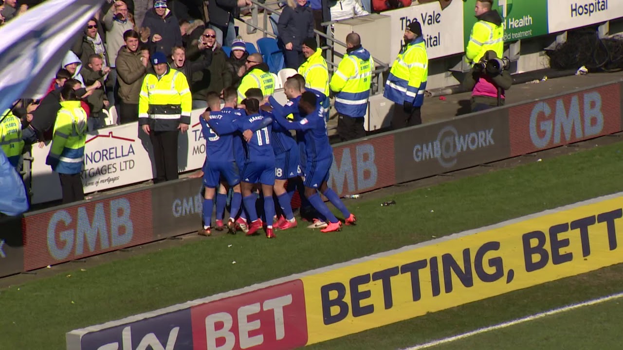 football score ZOHORE GOAL v BRISTOL CITY