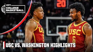 USC Trojans vs. Washington Huskies | Full Game Highlights | ESPN College Basketball
