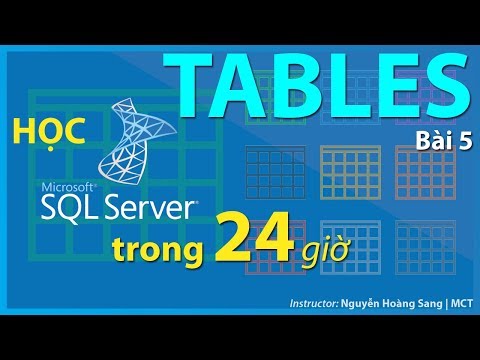 [Tự học SQL SERVER] Bài 5: TABLES,  tạo CSDL quản lý Sách