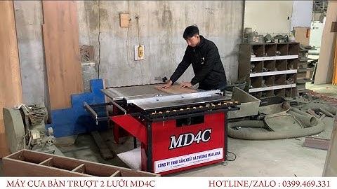 Máy cưa bàn trượt đa năng gấp gọn. Bàn giao máy tại Thạch Xá - Thạch Thất - Hà Nội