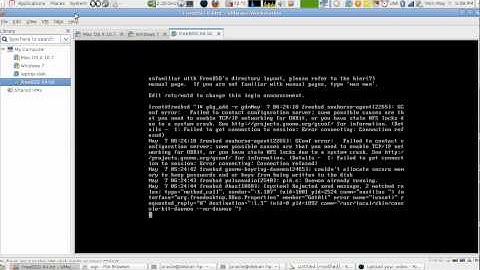 Lesson 3 FreeBSD Unix: Installing GUI And GNOME. (English Version)