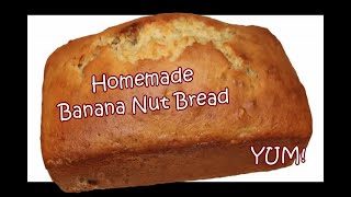 Homemade Banana Nut Bread | Yum!