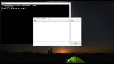 C++ TCP로 만든 멀티 채팅서버 테스트