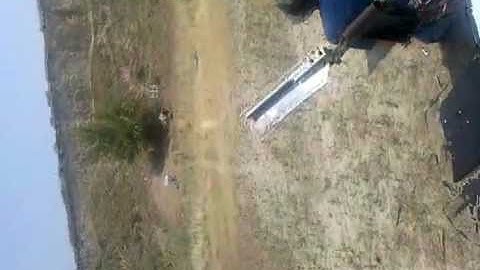 Exploding target inside a dryer