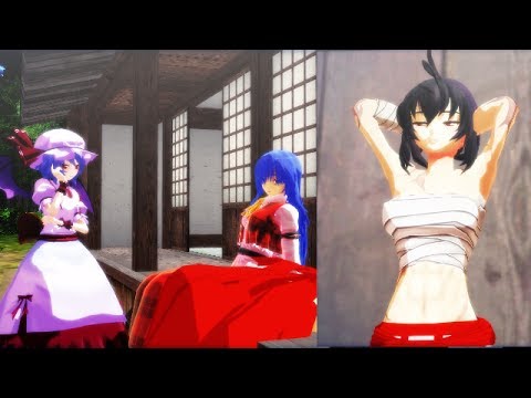 【東方MMD】先代の巫女・幽香・シトレーでトキヲ・ファンカ