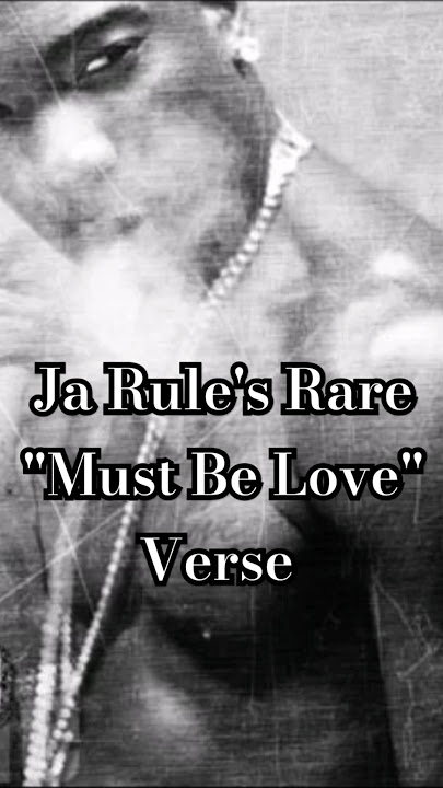 Ja Rule's Rare 'Must Be Love' Verse 💯🥶 #MurderInc #JaRule #BadBoy #Must #Be #Love