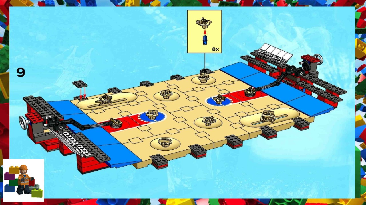 LEGO instructions Sports 3432 NBA Challenge YouTube