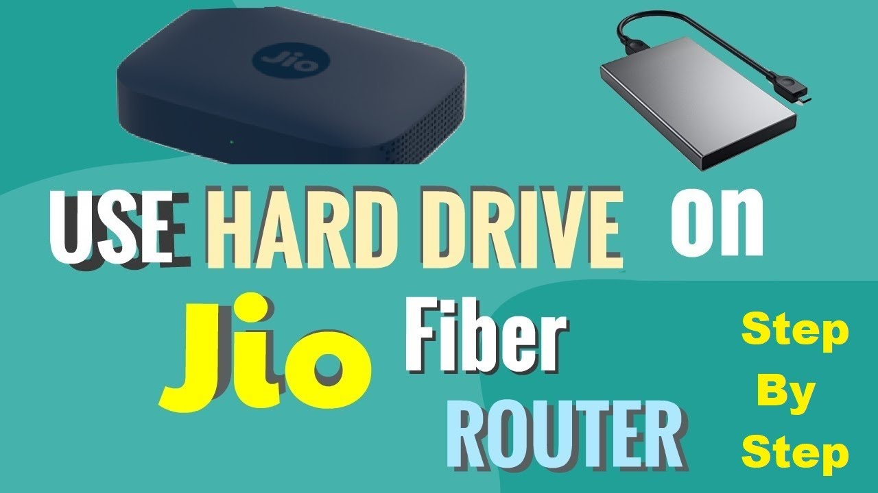 how to connect hard disk to jio router Attach 1TB Hard Driver For