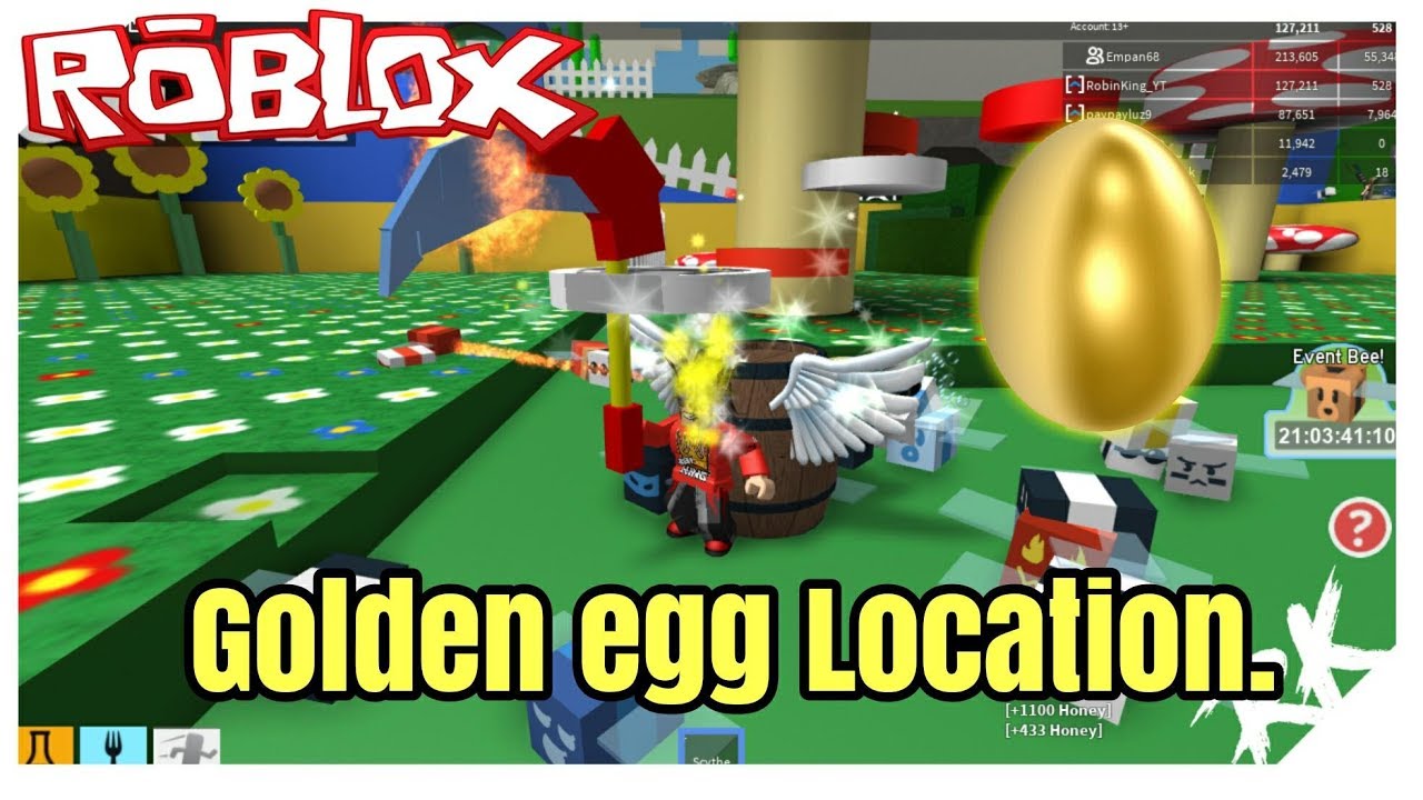 Roblox Bee Swarm Simulator Secret Golden Egg And Best Pollen Collector Robinking Youtube - hidden eggs in bee swarm simulator in roblox