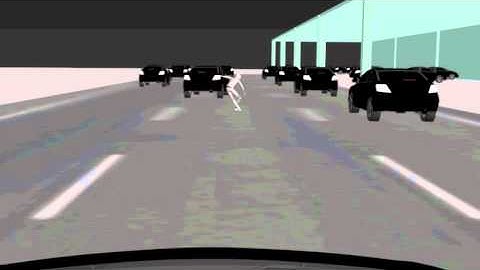 City traffic 3D max plug in Test