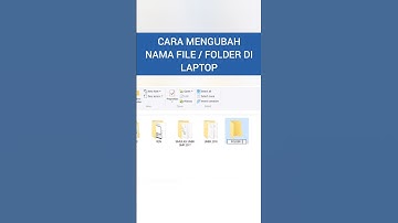 Cara Mengubah Nama File/Folder di Laptop | Manajemen File | Materi Informatika