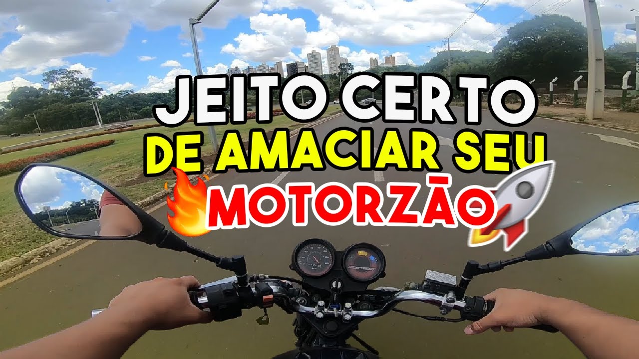 COMO AMACIAR O MOTOR DA SUA MOTO COM MOTOR FUÇADO! ‹Allysson Vlogs›