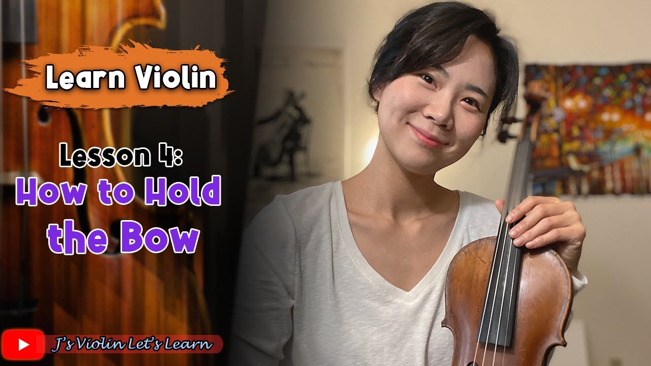 4 How to Hold the Violin Bow (Franco-Belgian) (영어) 활 잡는 법 英语 小提琴持弓法 ...