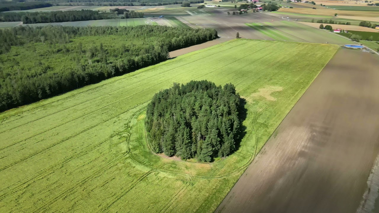 Holebygda - sett fra lufta