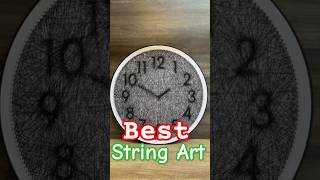 Create Clock String Art/String Art/Clock Custom String Art/String Art Ethiopia#shorts #art #clock