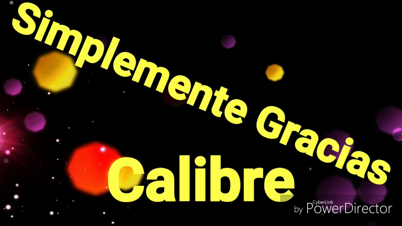 Simplemente Gracias Calibre 50 (letra) - YouTube