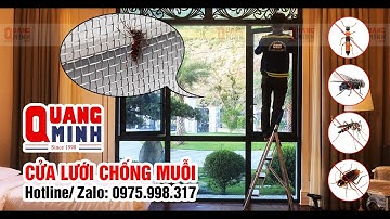 Cửa Lưới Chống Muỗi Ngăn Côn Trùng Quang Minh