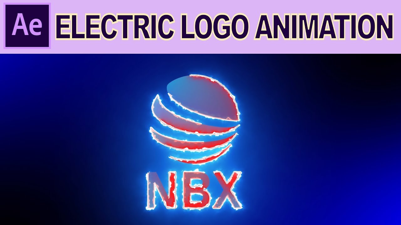 After effects tutorial : Electric Logo Reveal Animation - YouTube