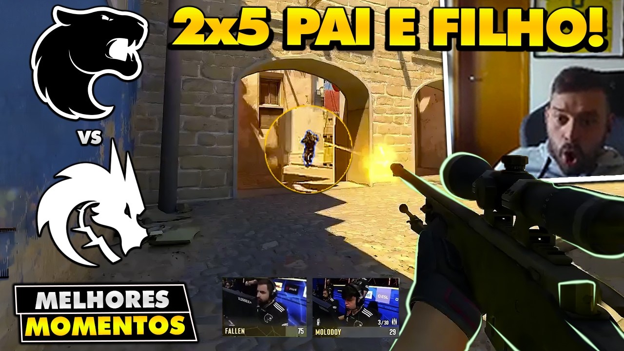 MOLODOY e FALLEN HUMILHARAM o DONK! VALENDO A FINAL! Melhores Momentos: FURIA vs SPIRIT - IEM KRAKOW